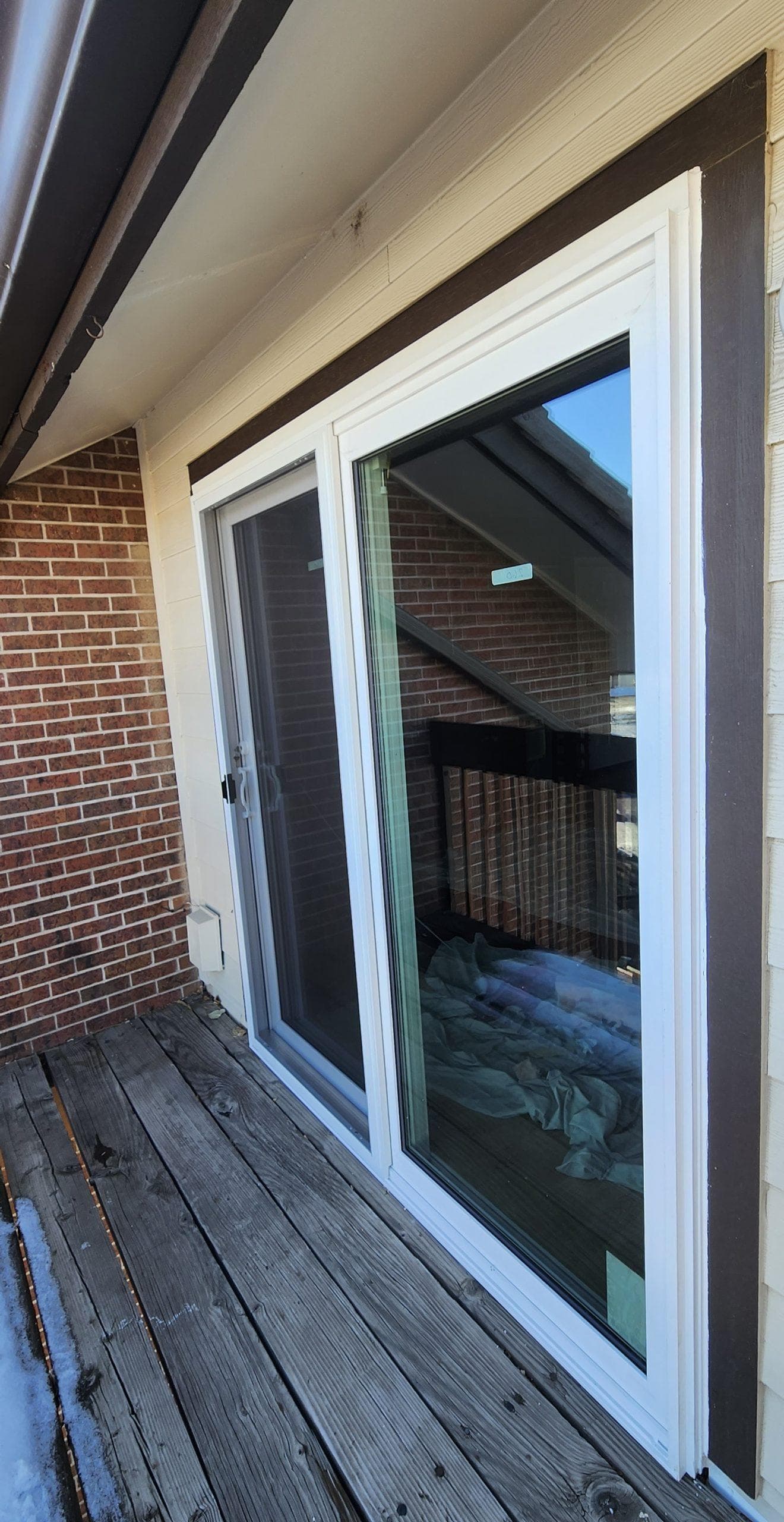 Patio door installation